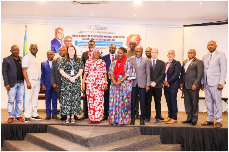 Affaires Sociales : Validation de la Stratégie de Protection Sociale Non Contributive 2025–2029 en RDC : Une étape décisive vers une protection équitable et inclusive.